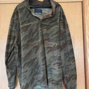 Jachs Olive Camo Fleece Pullover